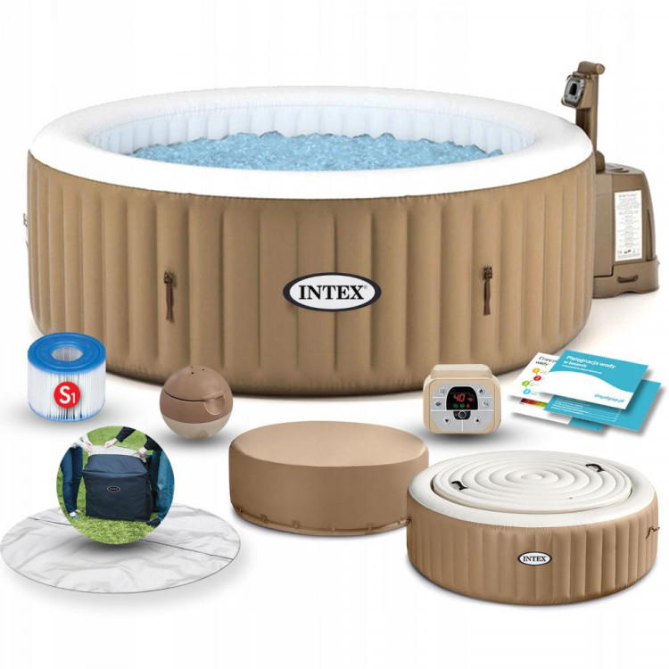 Надувной джакузи Интекс Бабл Массаж 28426(Intex Bubble Massage) 196х71 см Надувной джакузи Интекс Бабл Массаж 28426(Intex Bubble Massage) 196х71 см