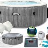Надувной джакузи Интекс ПурСпа Грейвуд Делюкс 28440(Intex 28440 PureSpa Greywood Deluxe) 196х71см Надувной джакузи Интекс ПурСпа Грейвуд Делюкс 28440(Intex 28440 PureSpa Greywood Deluxe) 196х71см